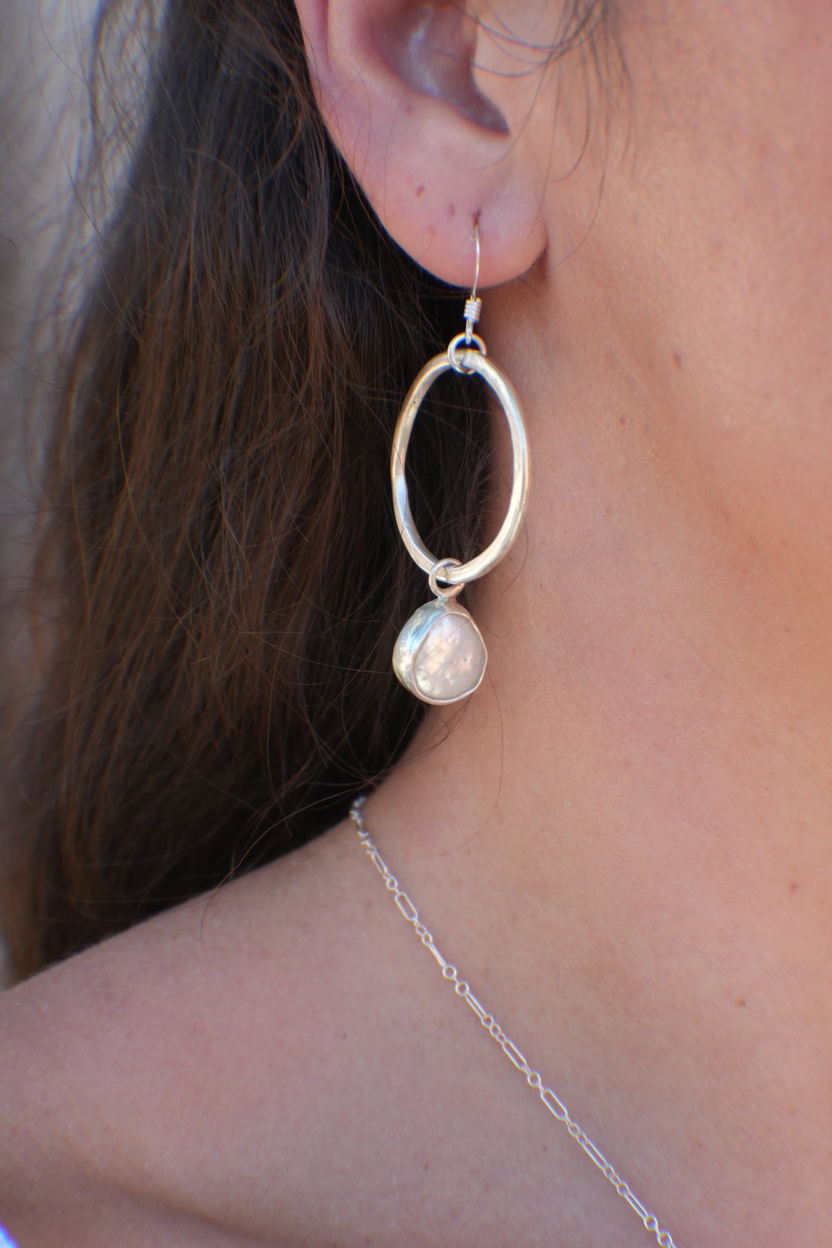 The Pearl Hoops - Medium