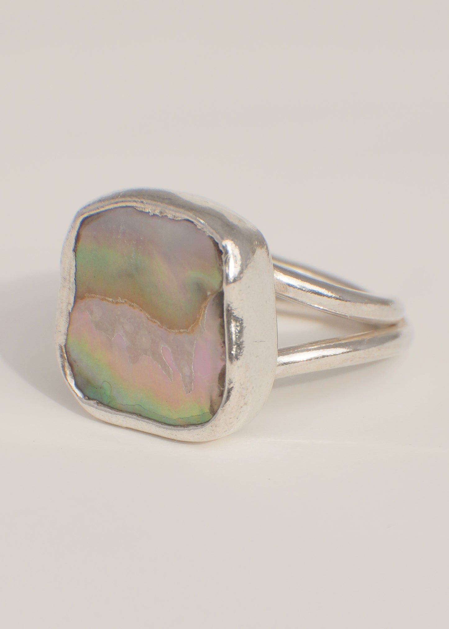 Abalone ring 7