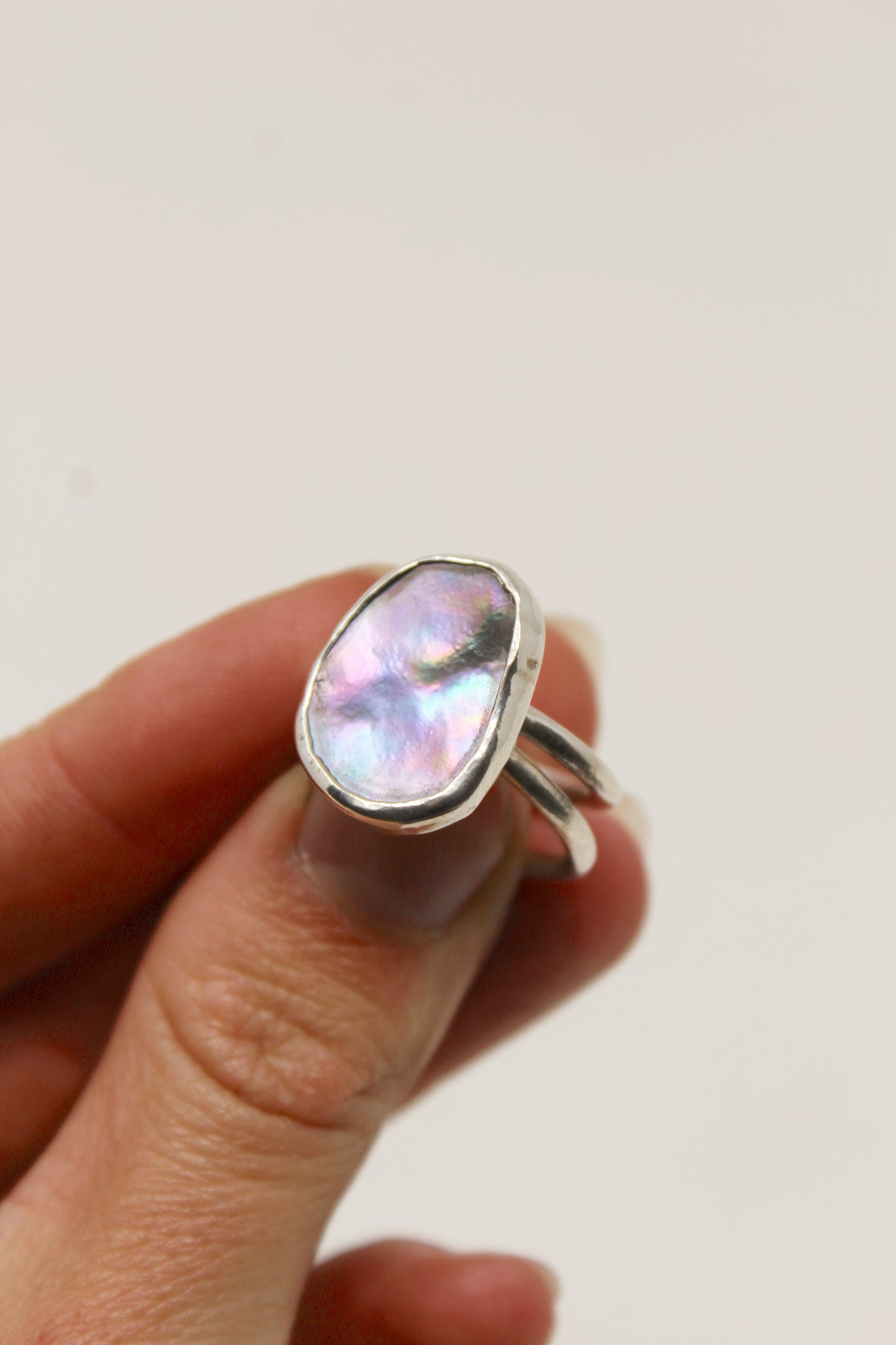 Abalone Ring - Size 6.75