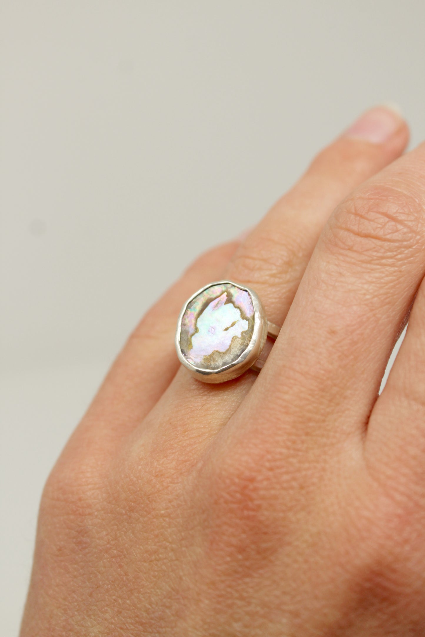 Abalone Ring - Size 6