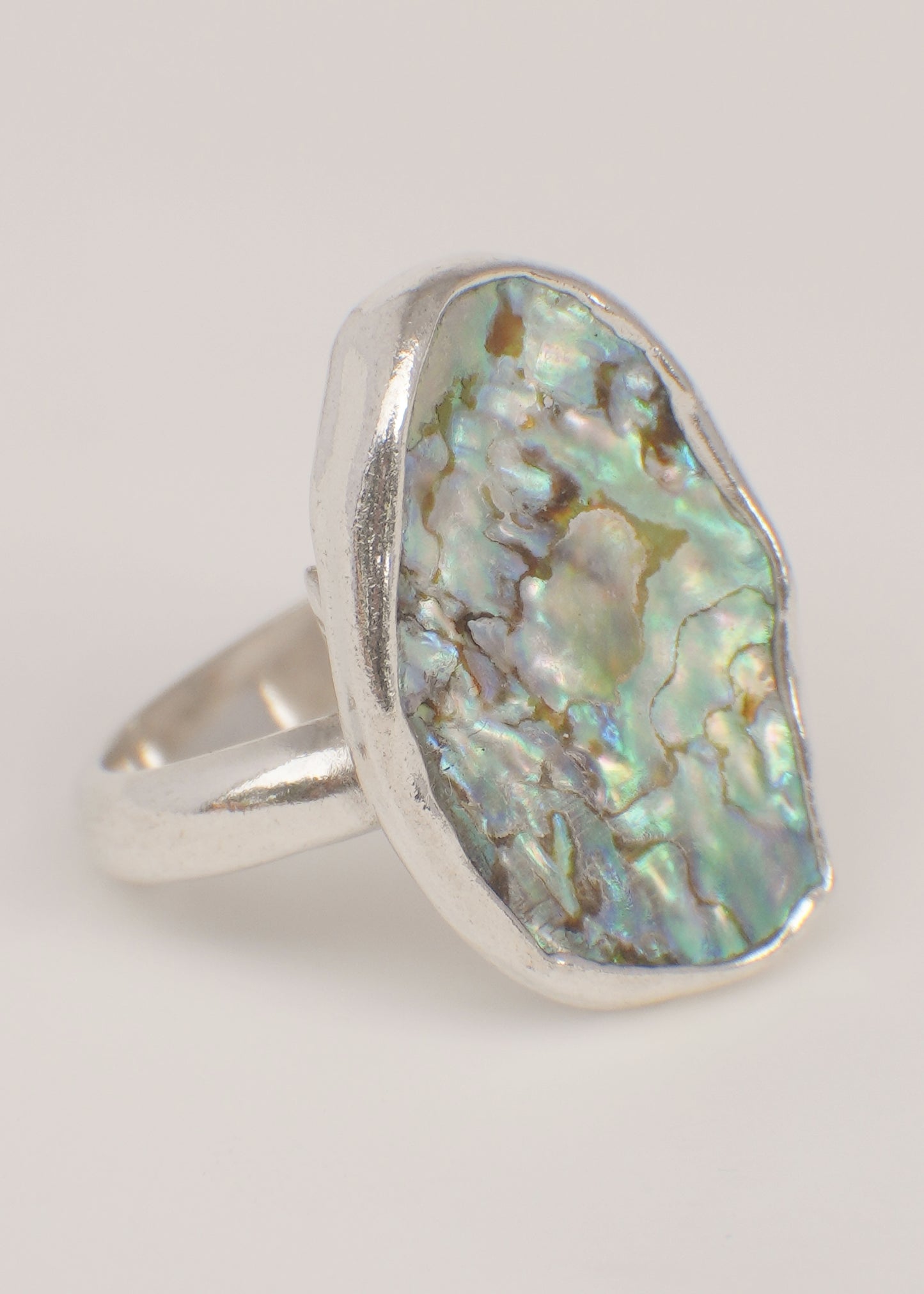 Abalone ring 8.5