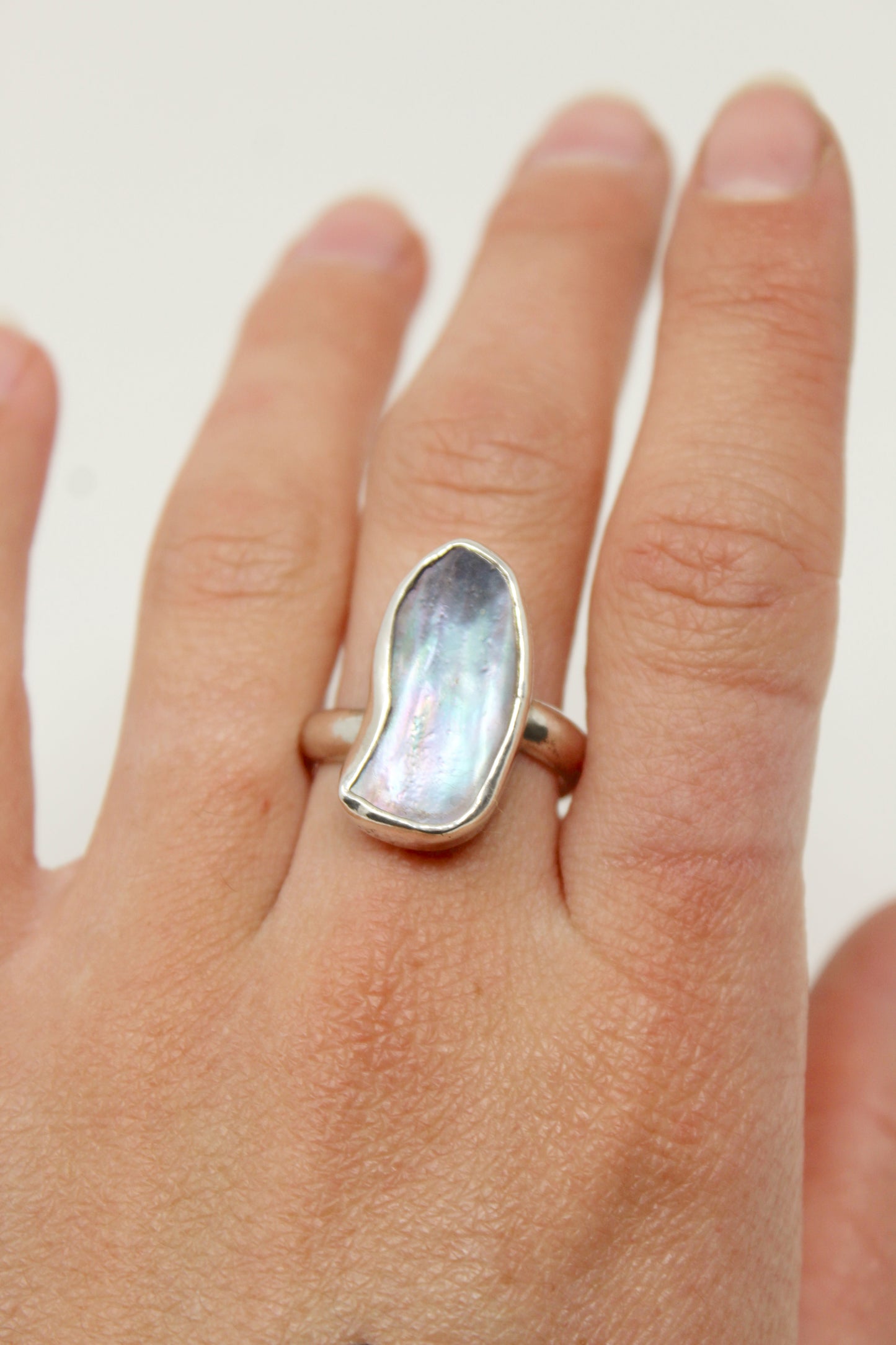 Abalone Ring - Size 8