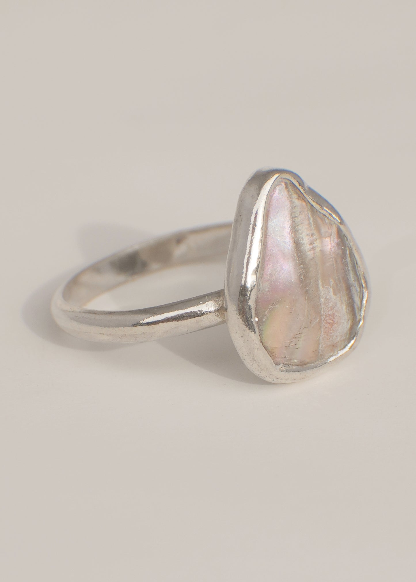 Abalone ring 6.5