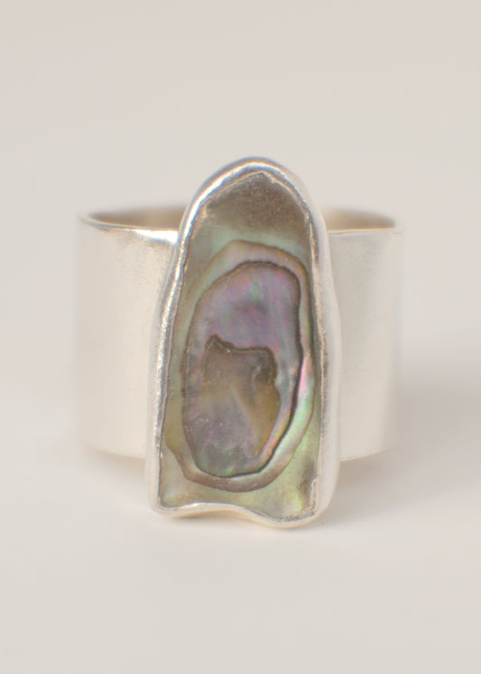 Abalone ring 7