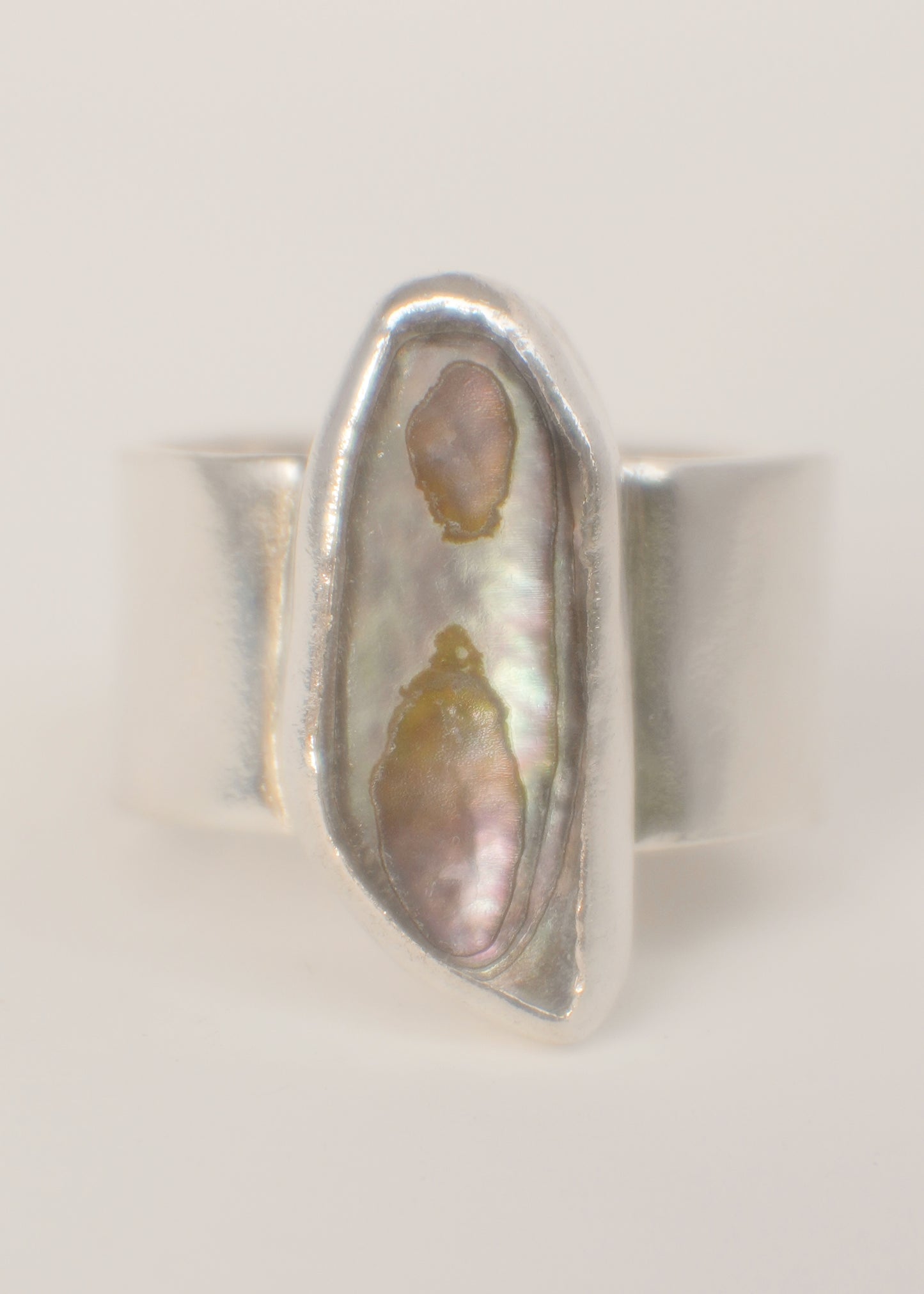 Abalone ring 8.5