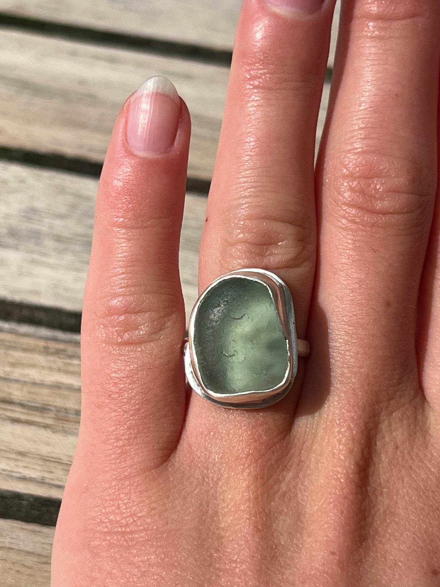 Sea Glass Ring 8