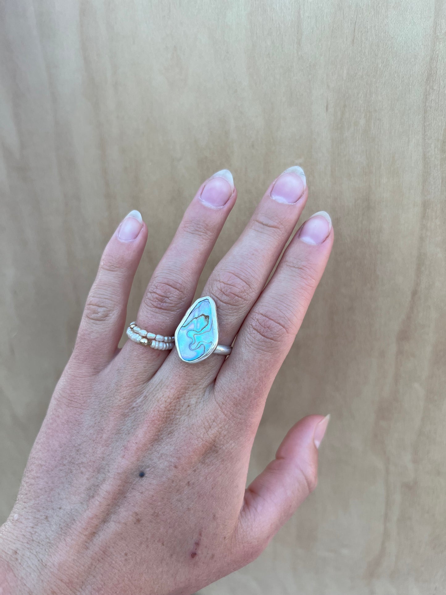 Abalone Ring Size 6-9