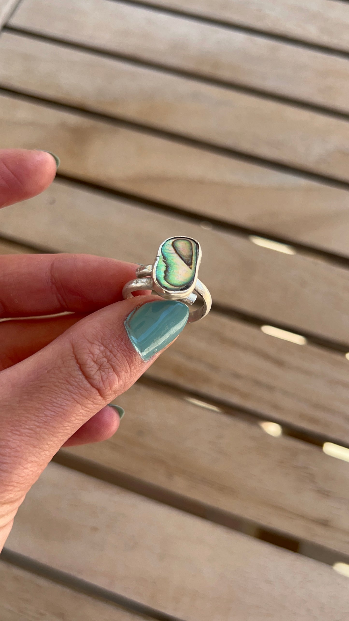 Abalone Ring Size 6-9