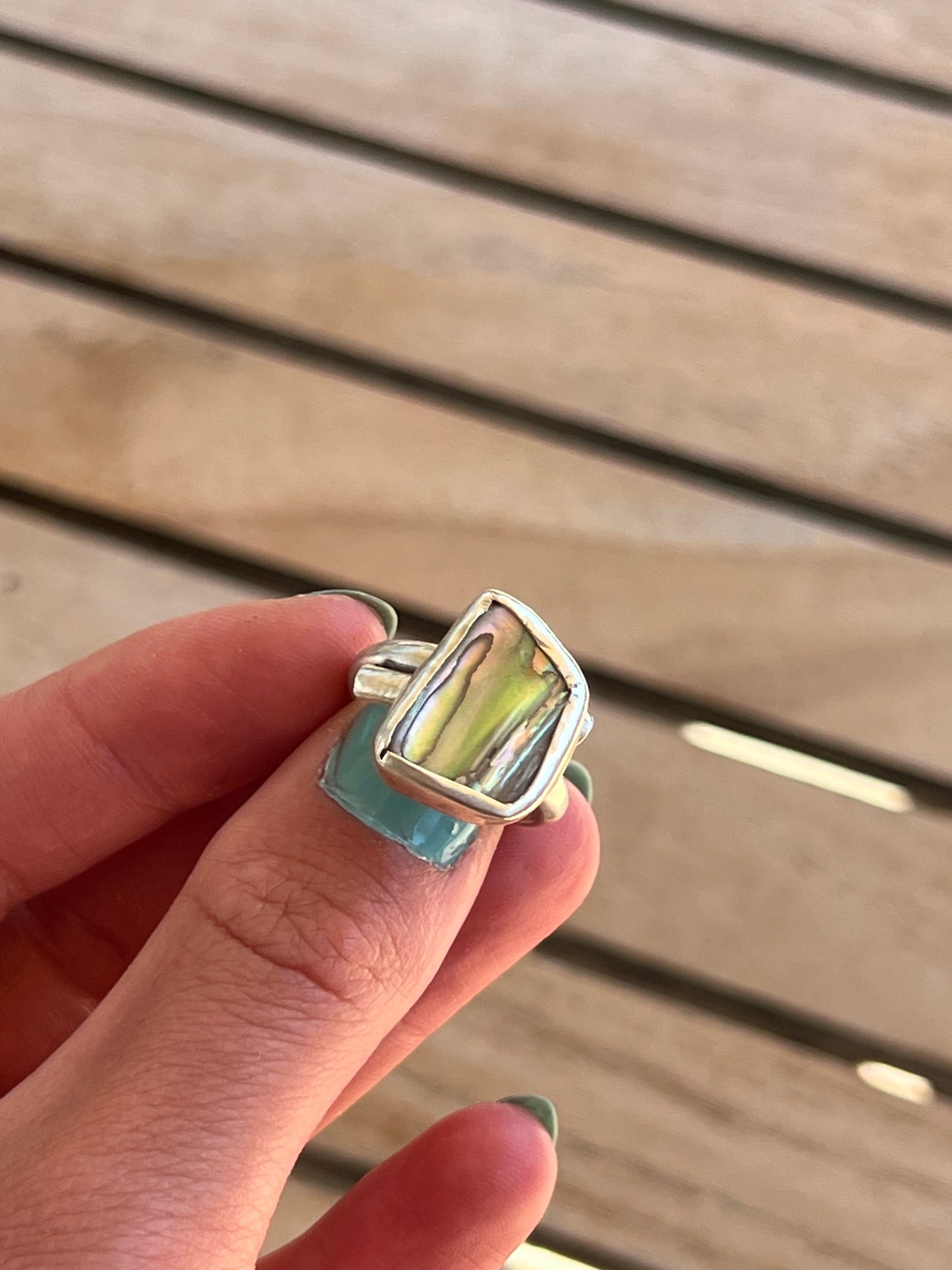 Abalone Ring Size 7-9