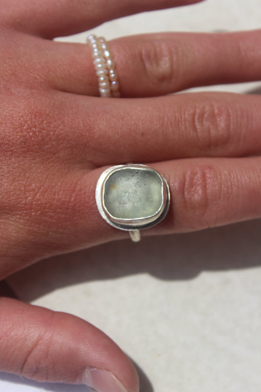 Sea Glass Ring 3