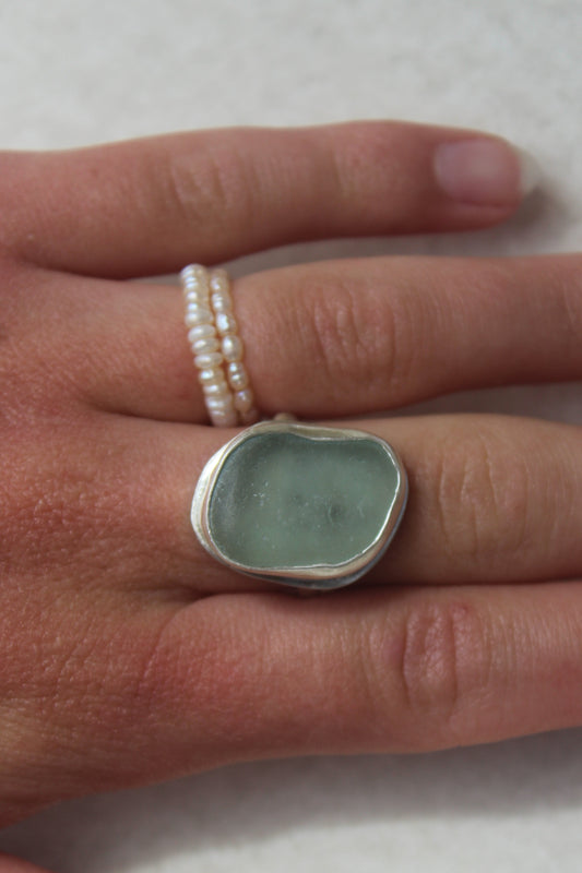 Sea Glass Ring 6