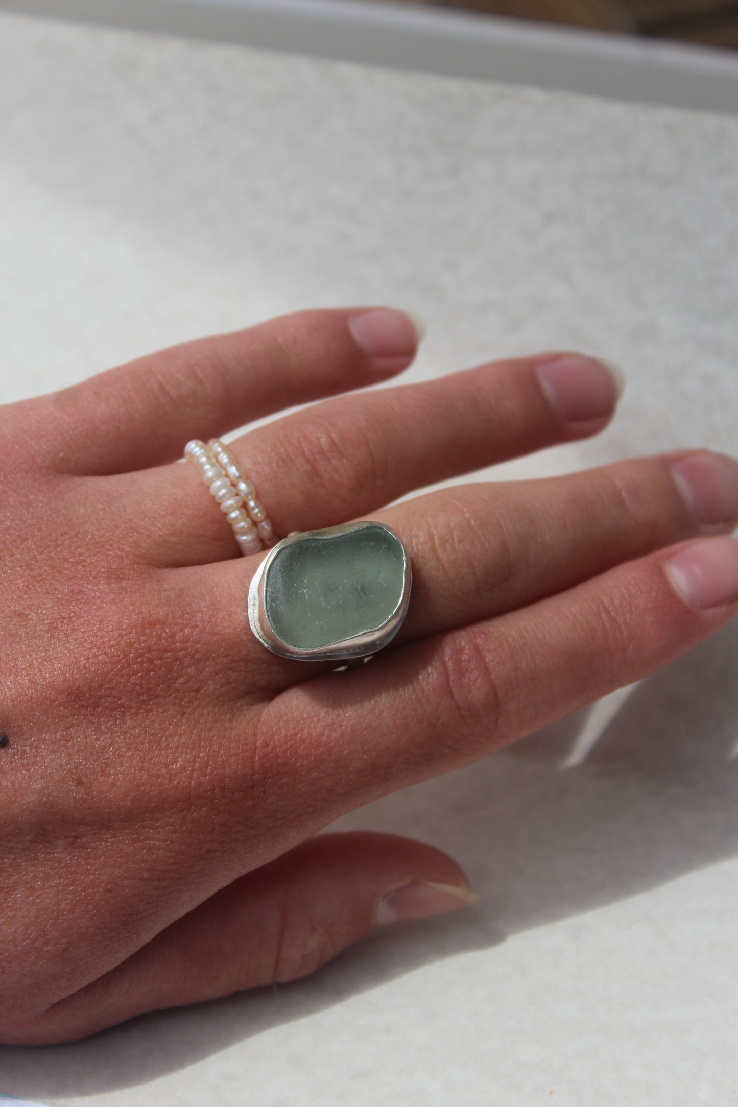Sea Glass Ring 6