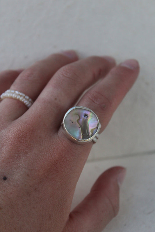 Abalone Ring - adjustable