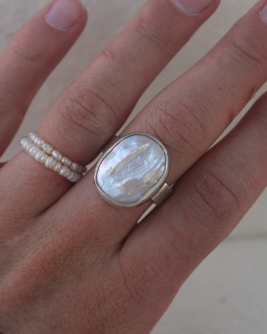 Pearl Ring - size 8