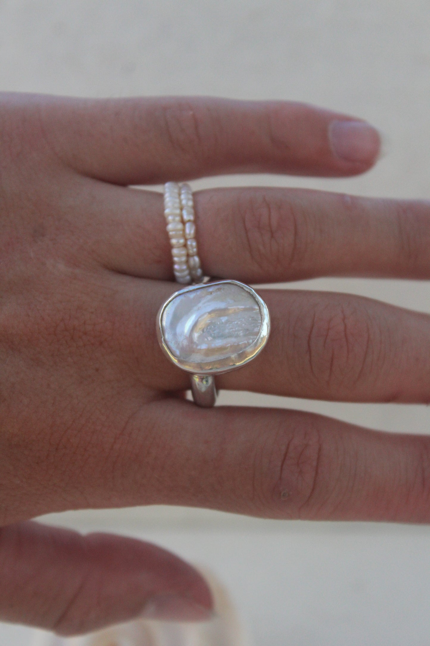 Pearl Ring - size 9