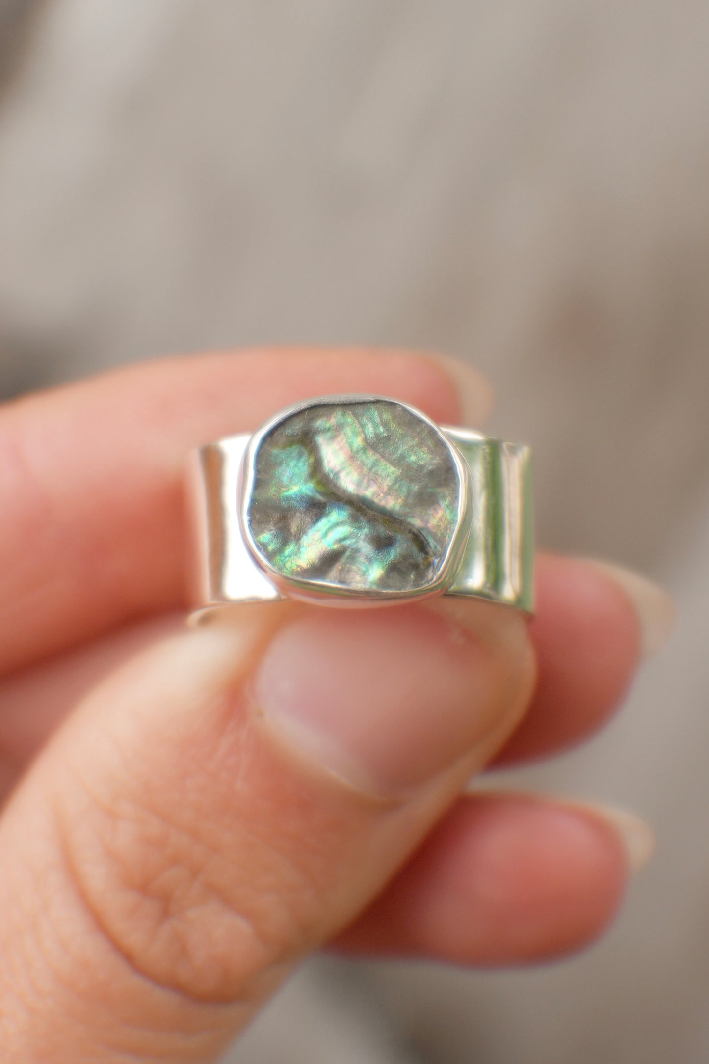 Abalone Ring 7
