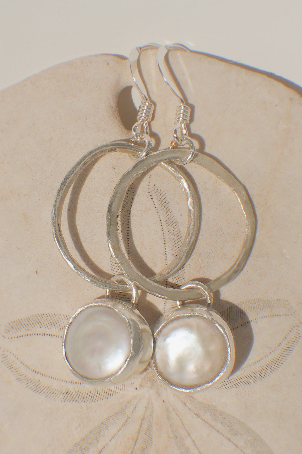 The Pearl Hoops - Small