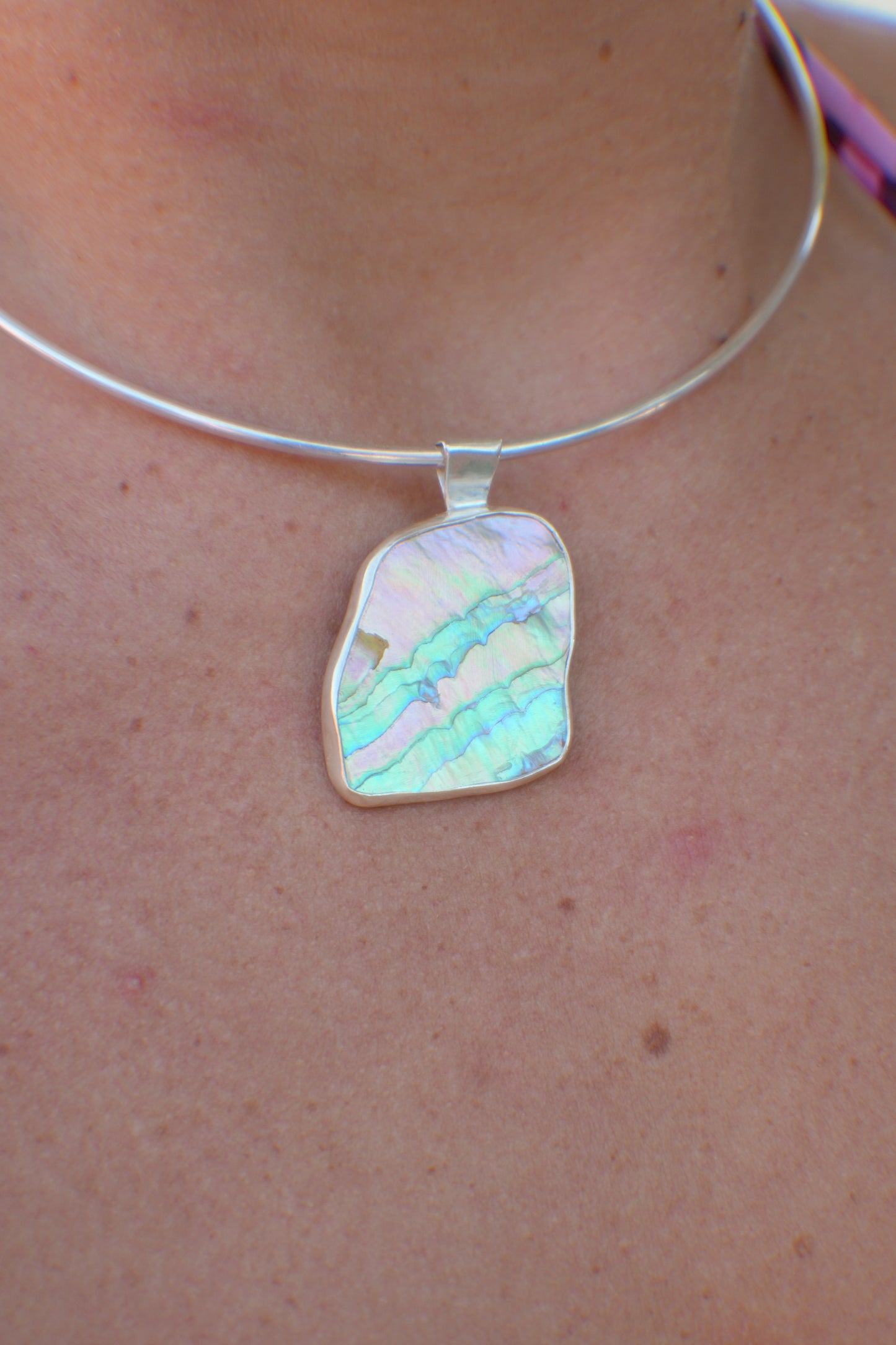 Abalone Choker Reversible