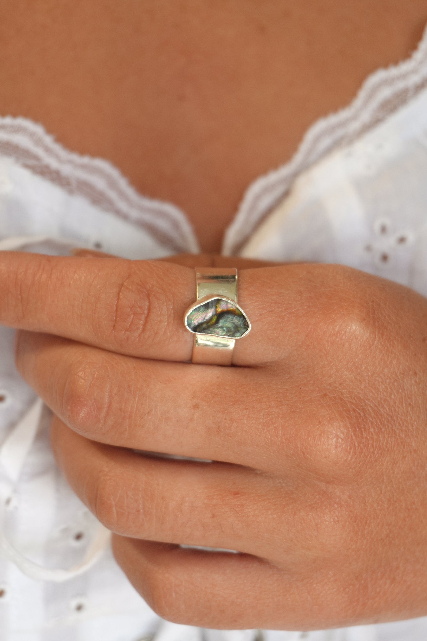 Abalone Ring 6.5