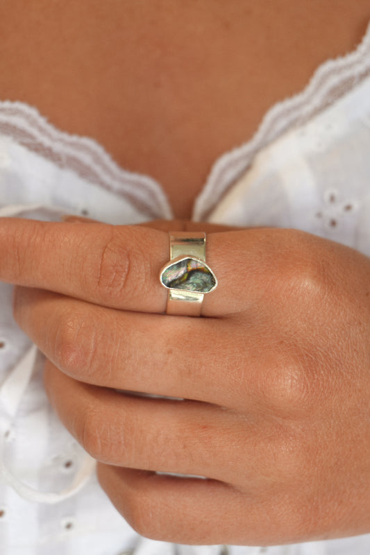 Abalone Ring 6.5