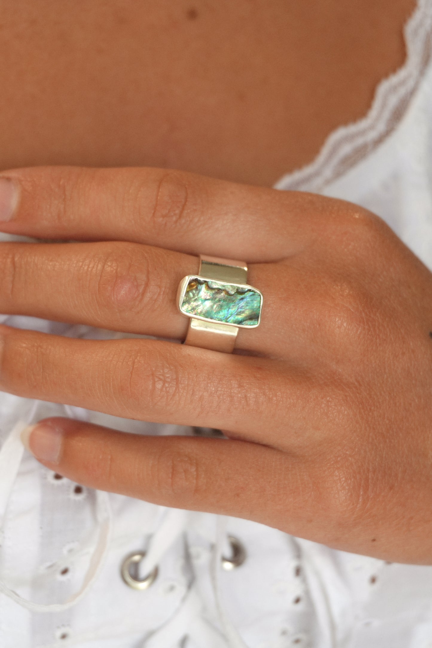Abalone Ring 8