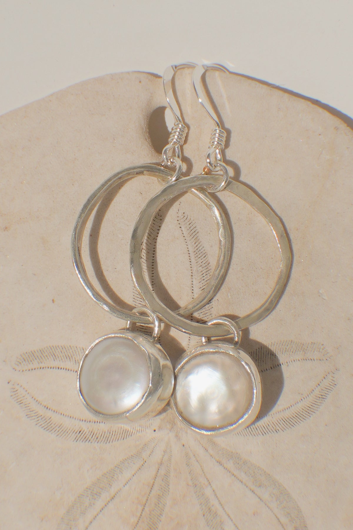 The Pearl Hoops - Small