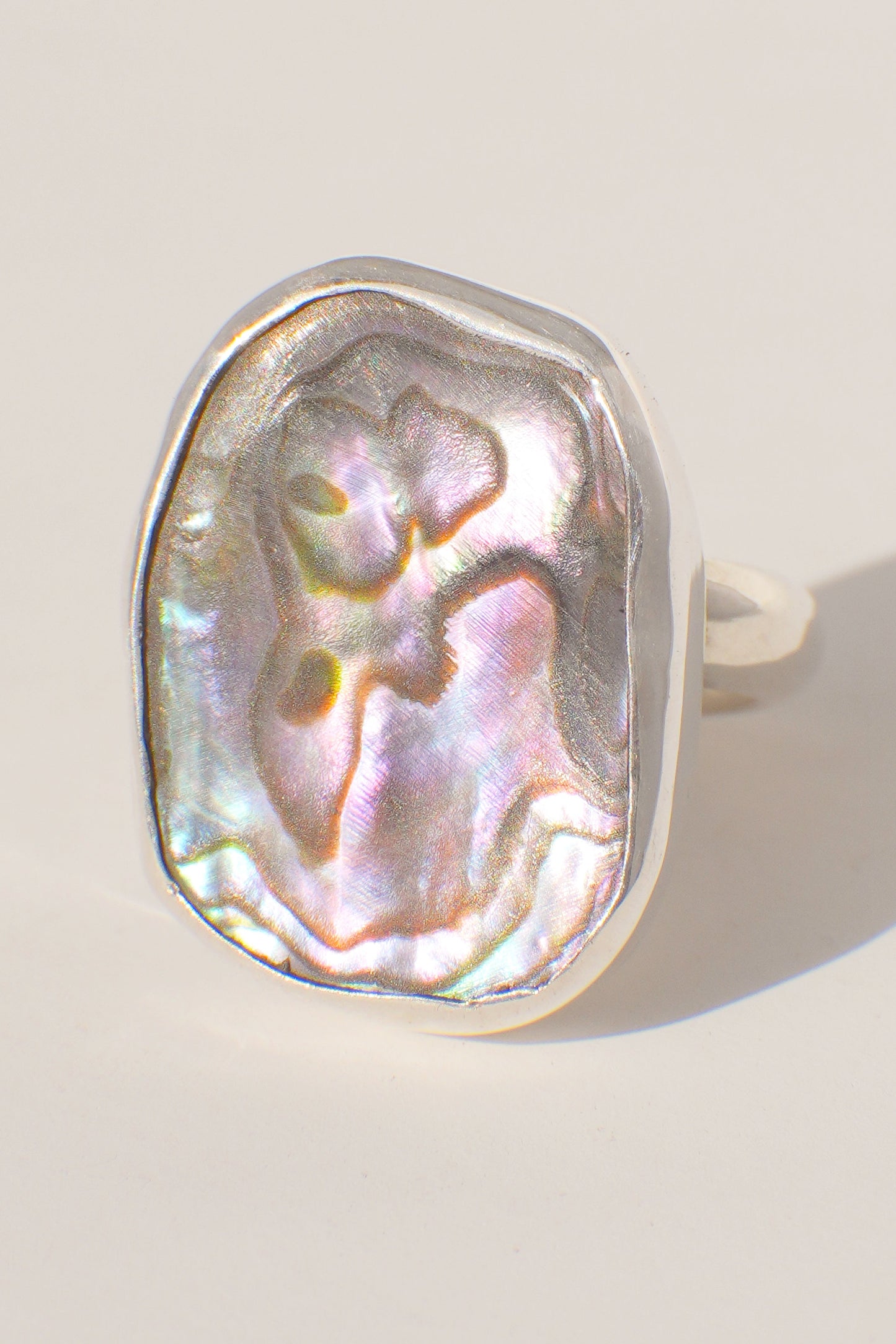 Abalone ring 6