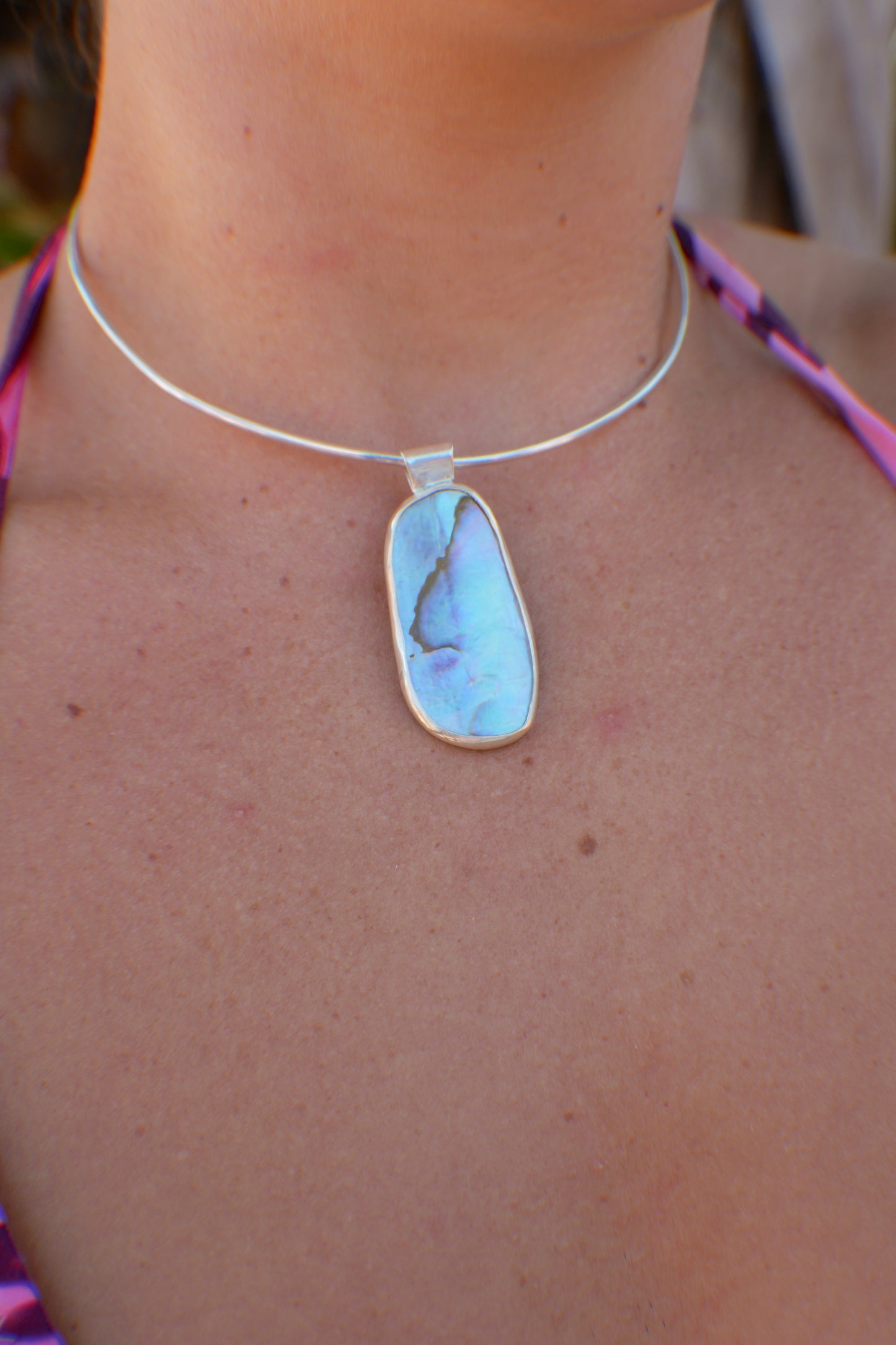 Abalone Choker Reversible