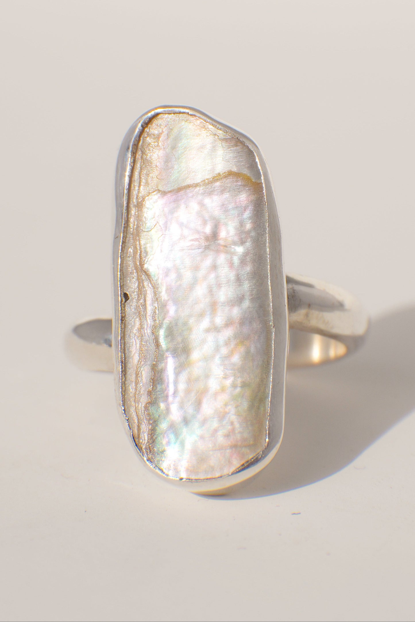 Abalone ring 9.75