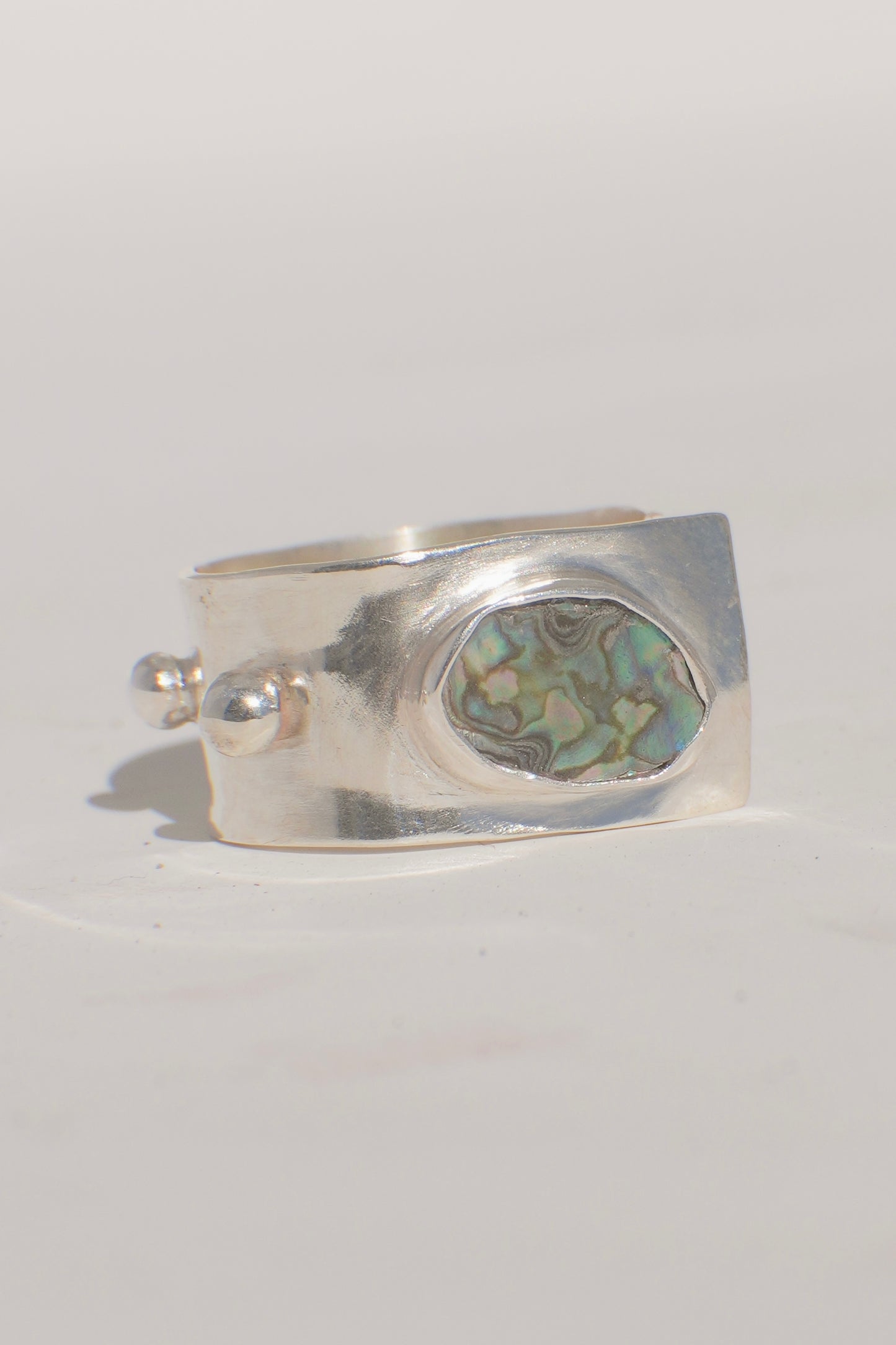 Abalone Ring Adjustable 8-9