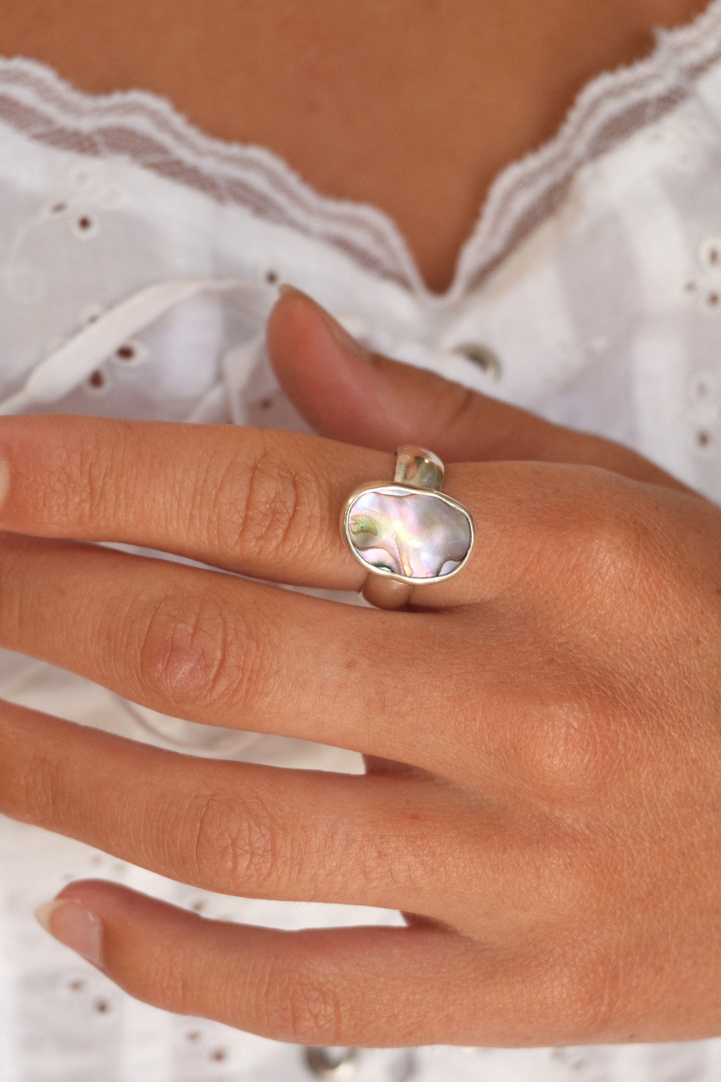 Abalone Ring 7