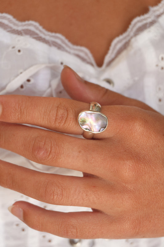 Abalone Ring 7