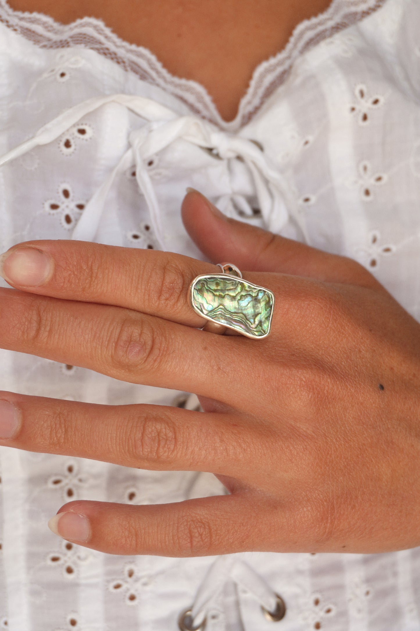 Abalone Ring (rare) 7