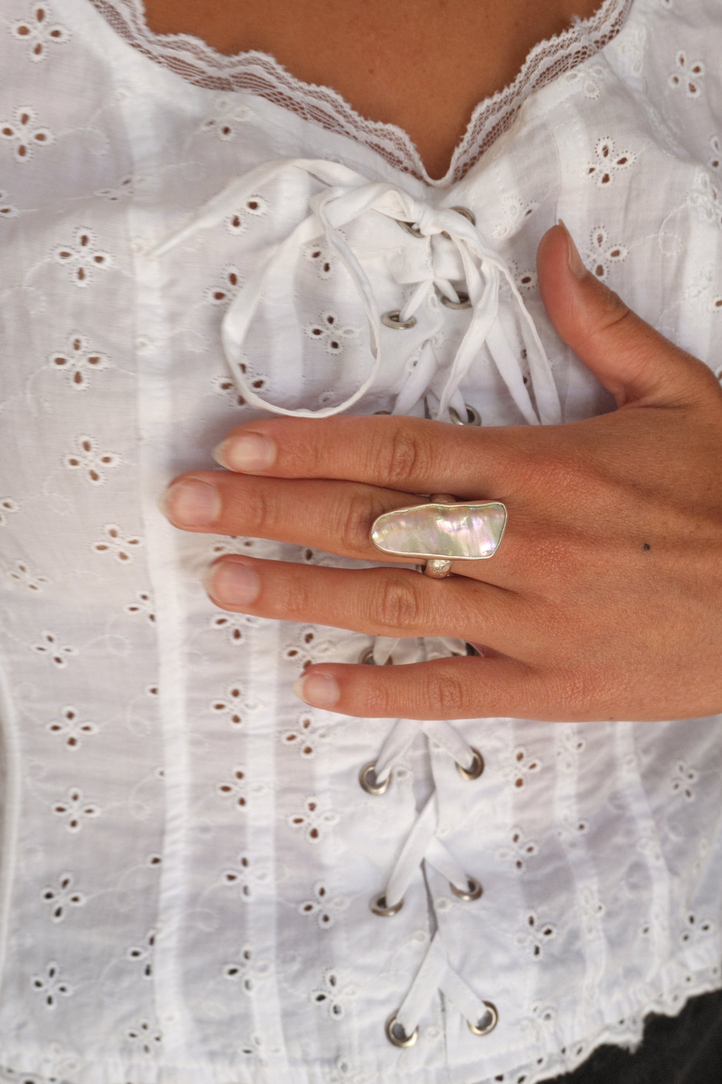 Abalone Ring 8