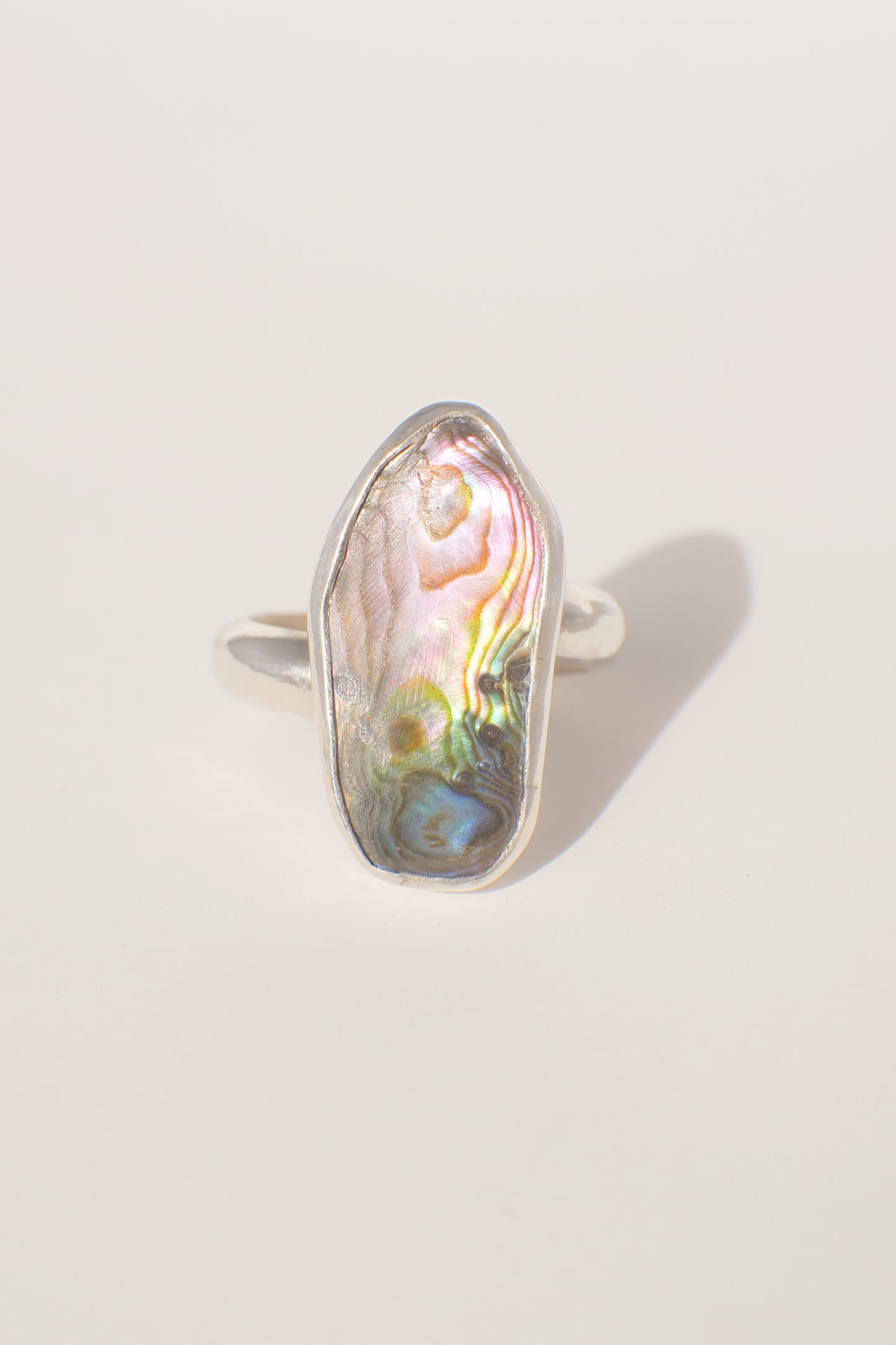 Abalone ring 6.5