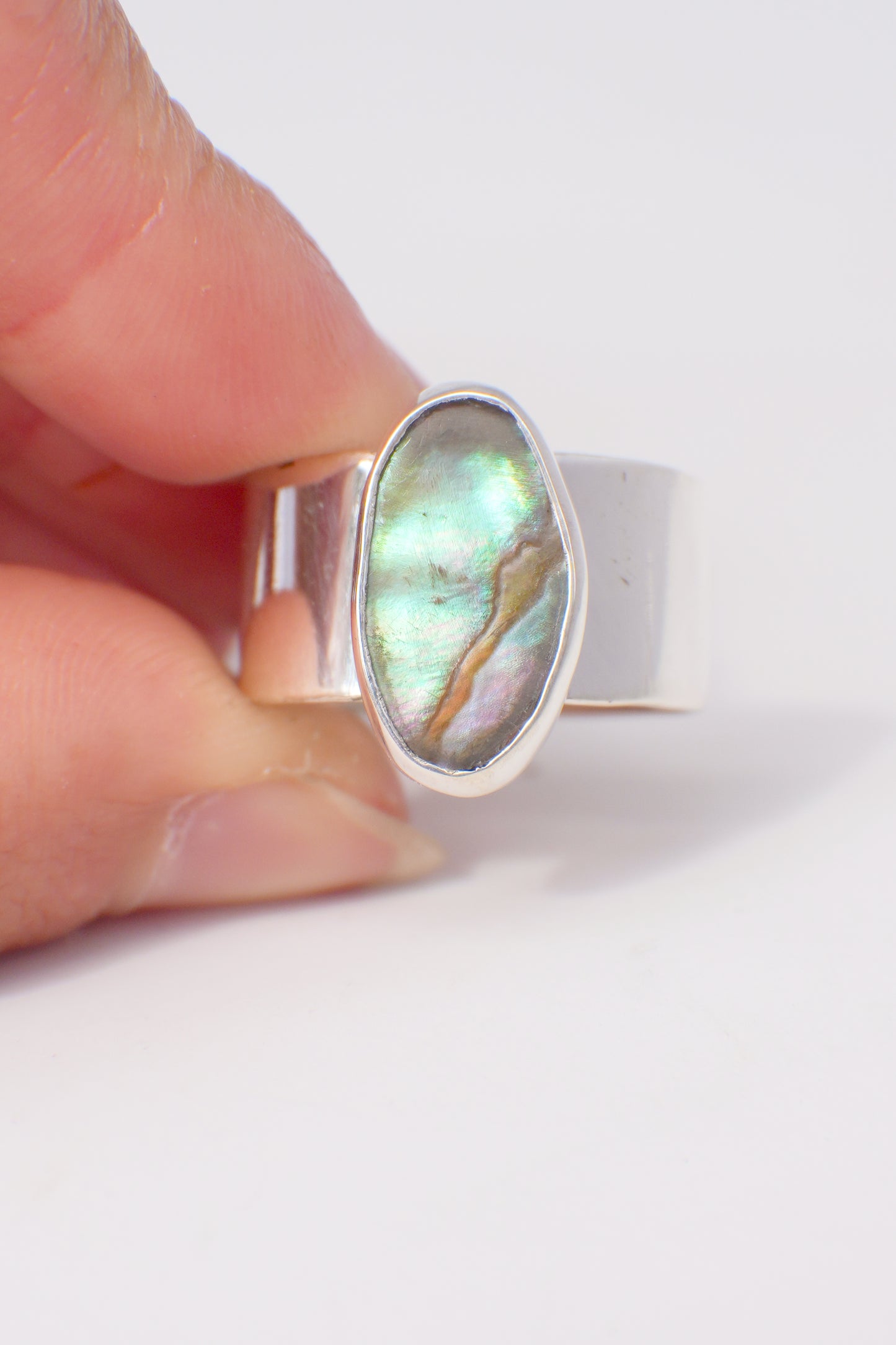 Abalone Ring 7.5