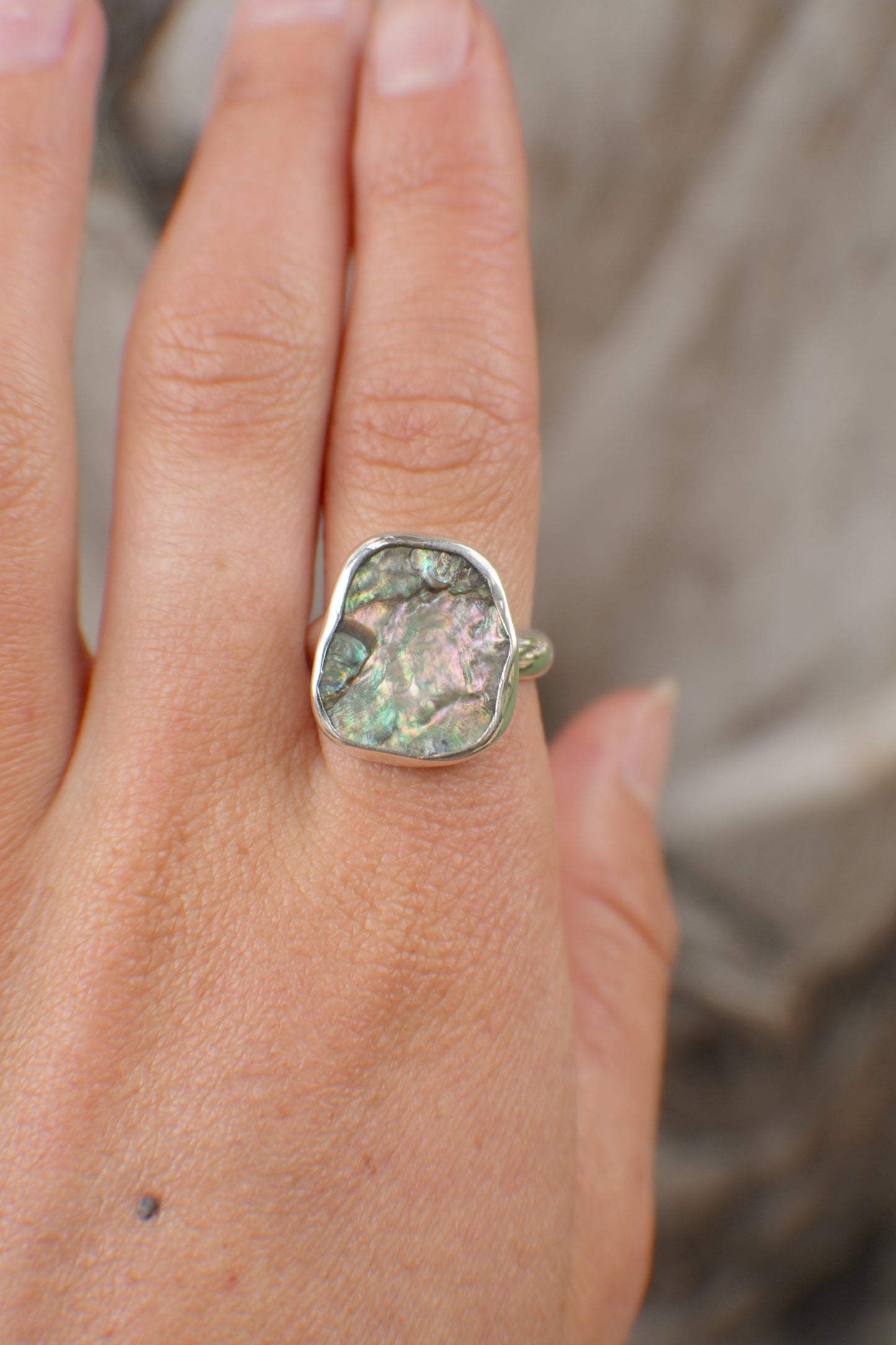 Abalone Ring 6.5