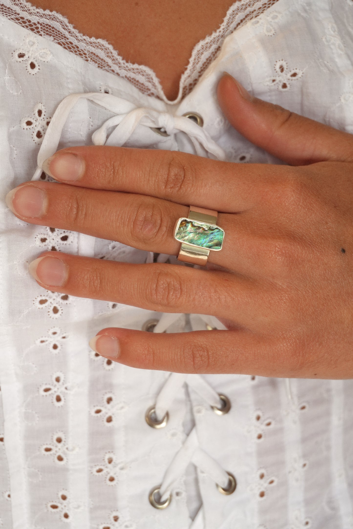 Abalone Ring 8