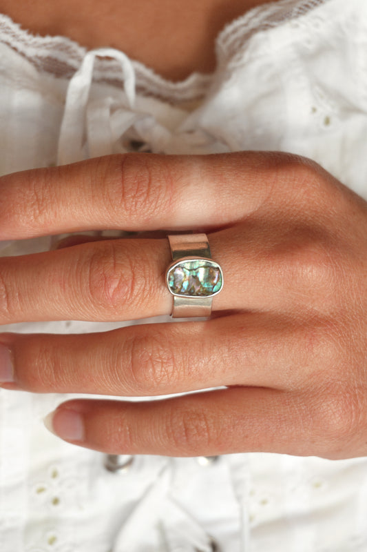 Abalone Ring 7