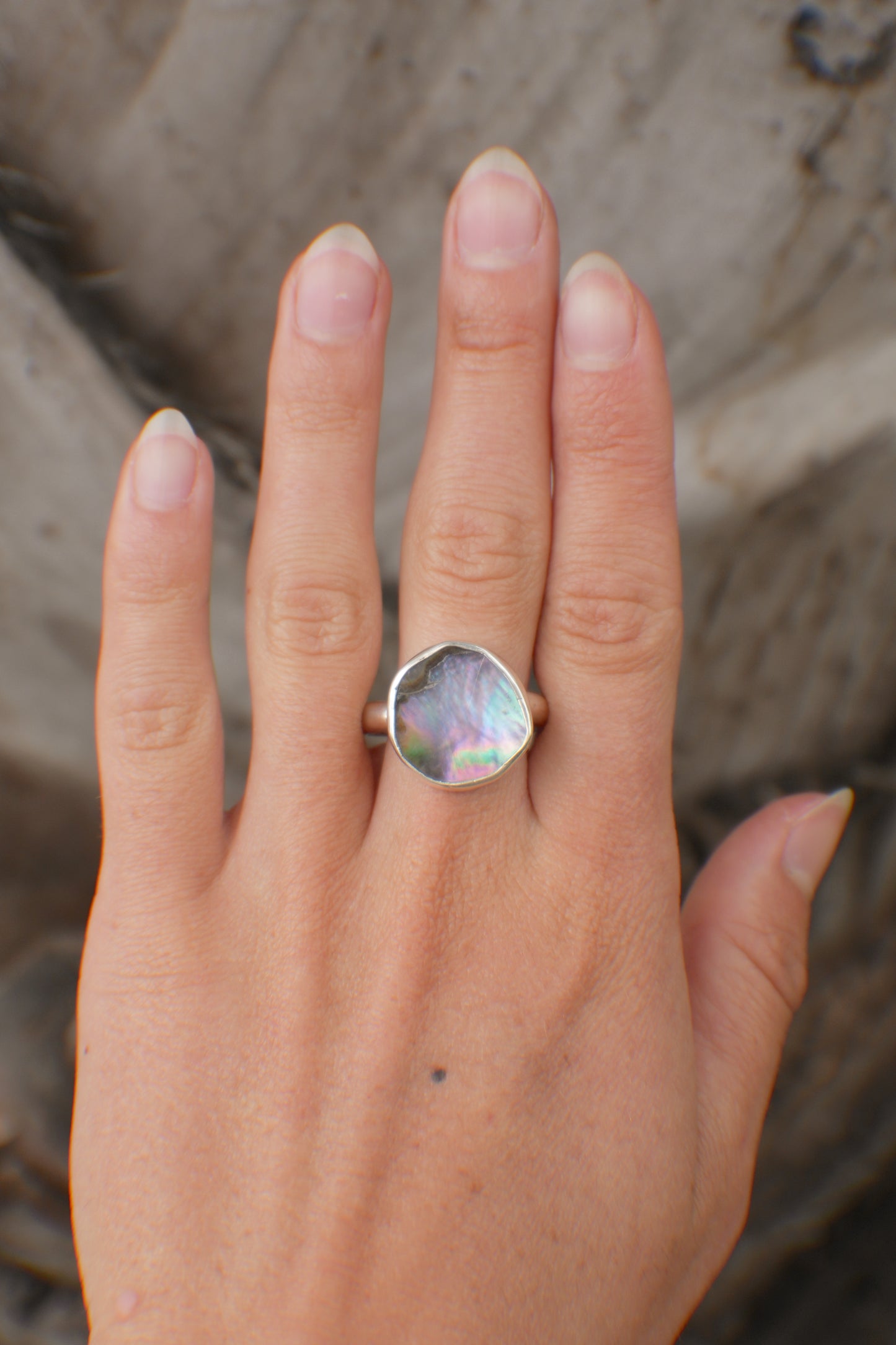 Abalone Ring 10