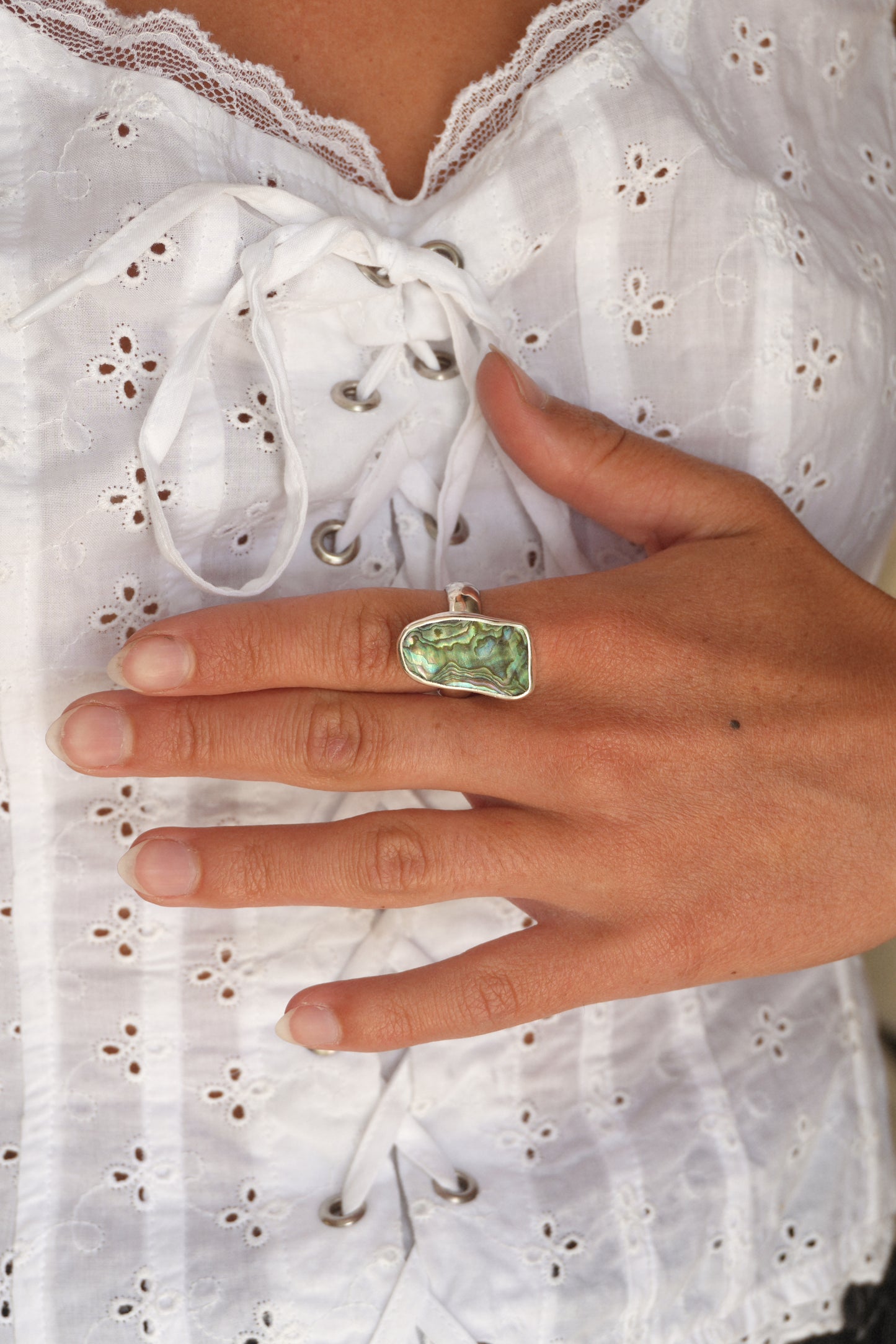 Abalone Ring (rare) 7