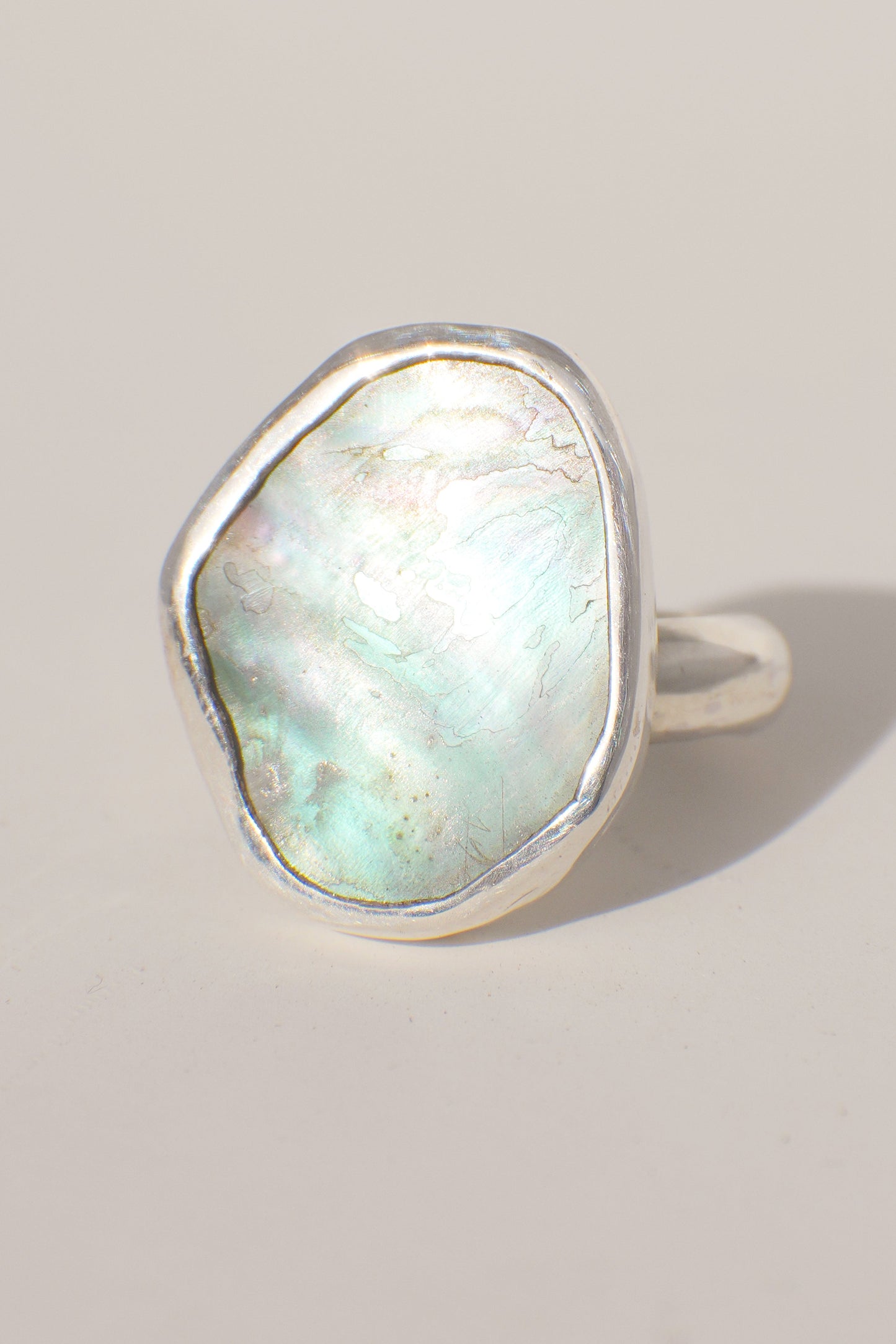 Abalone ring 6.25