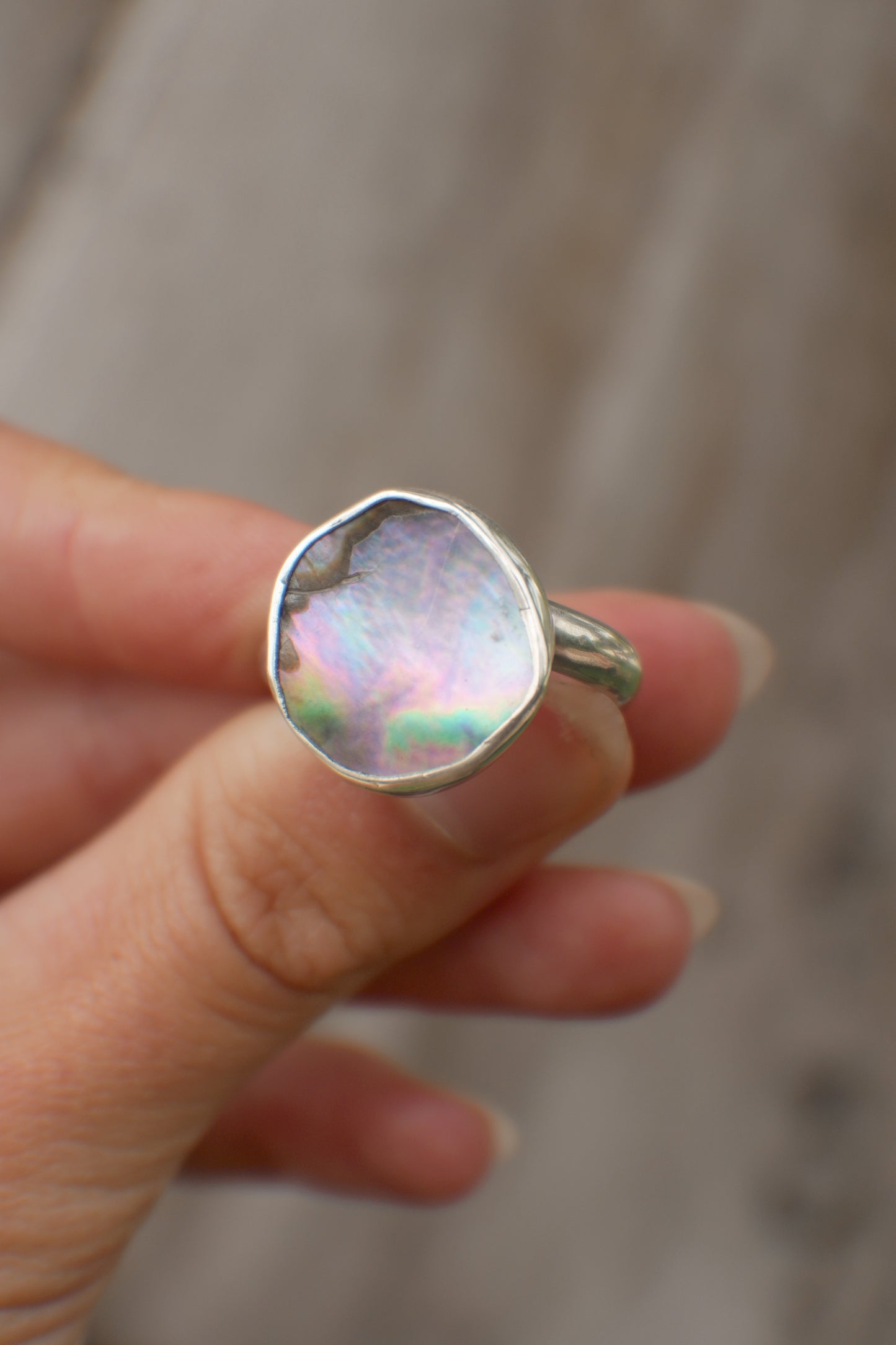 Abalone Ring 10