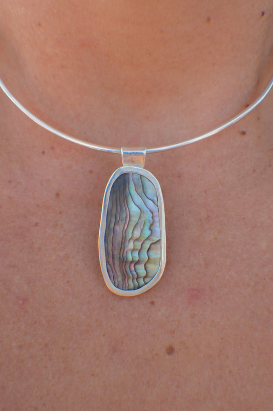 Abalone Choker Reversible