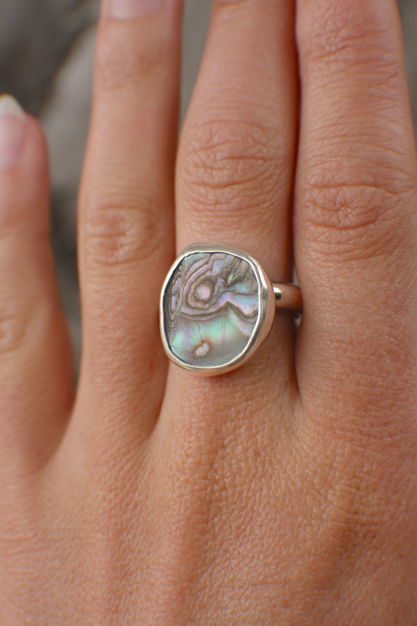 Abalone Ring 7