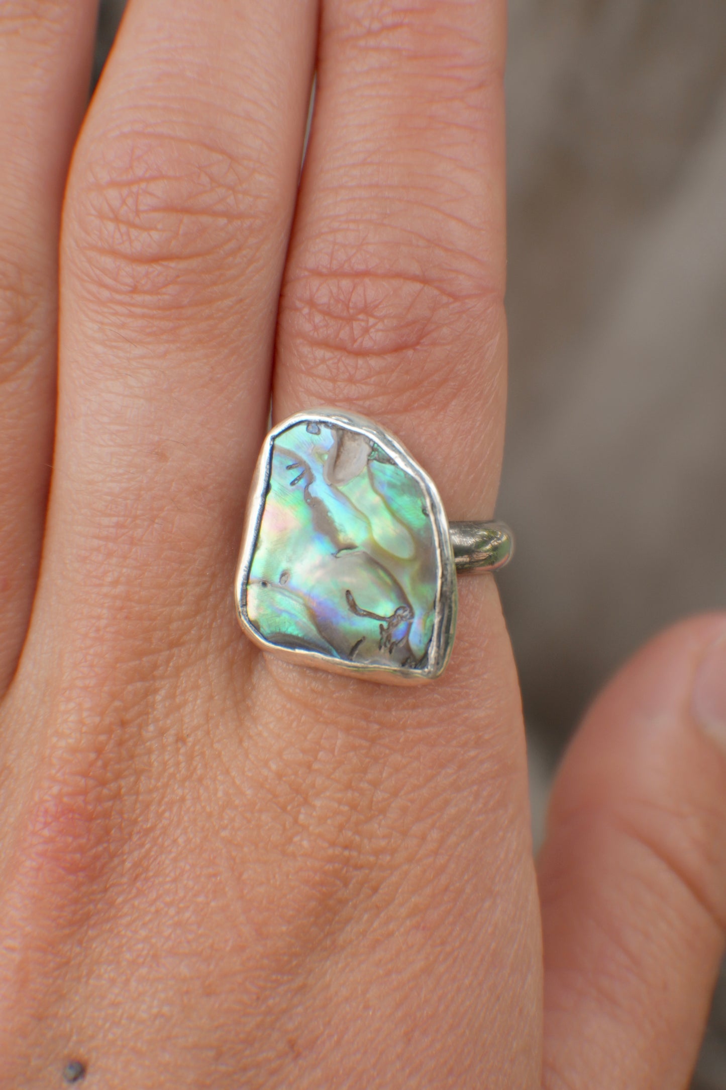 Abalone Ring 6