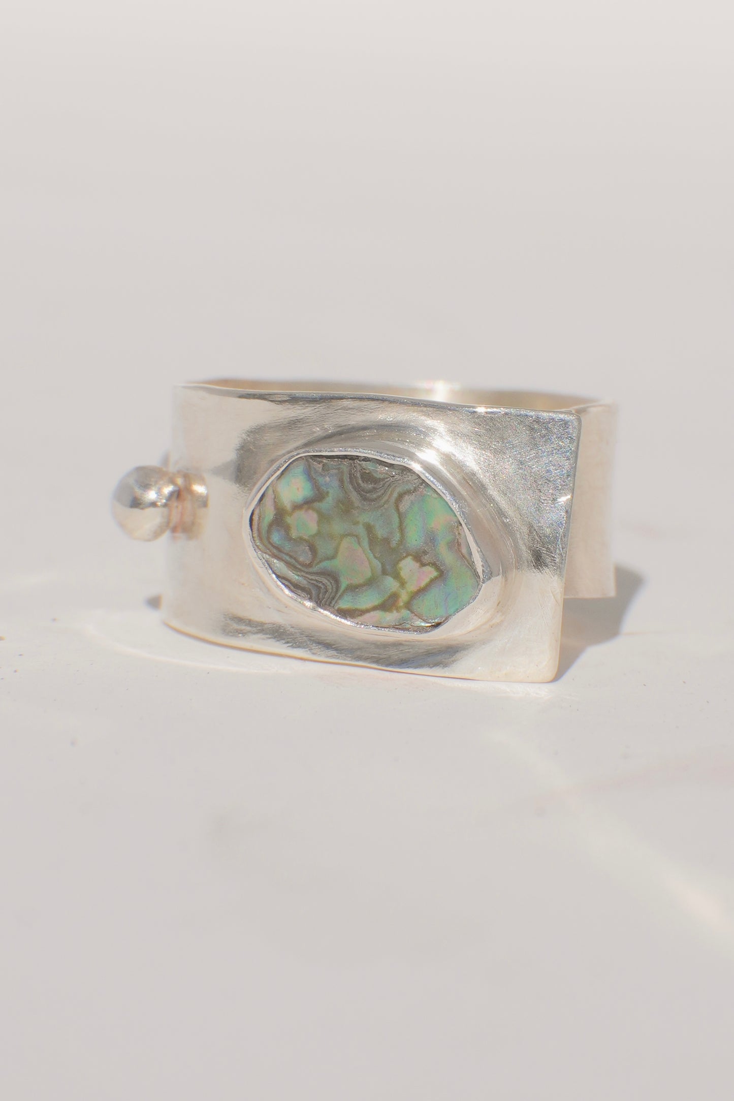 Abalone Ring Adjustable 8-9
