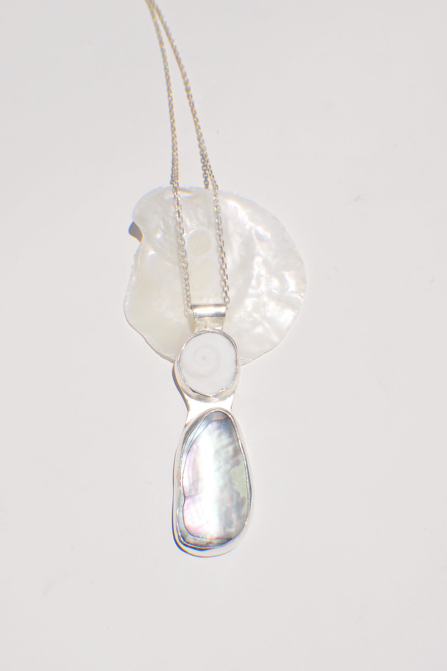 Operculum Abalone Pendant