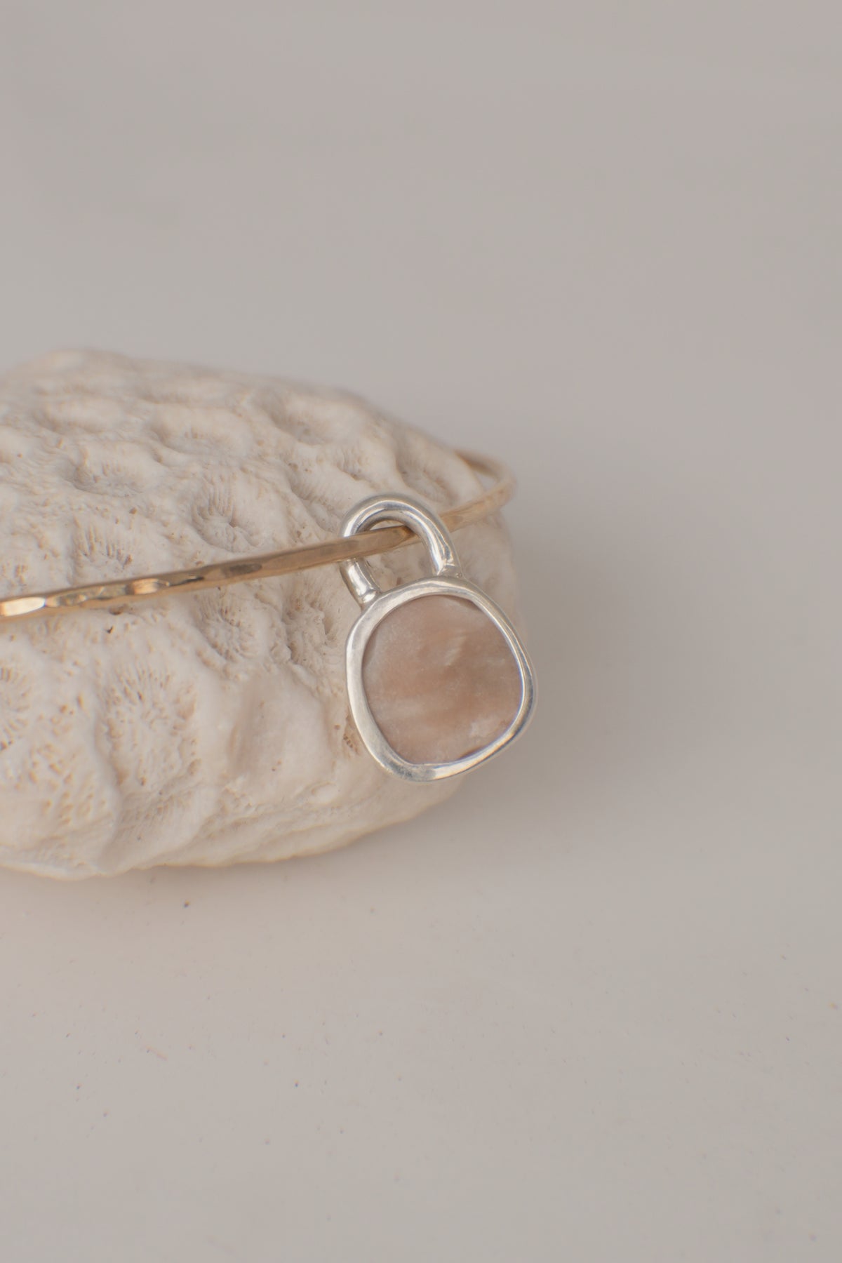 Abalone Charm Bangle