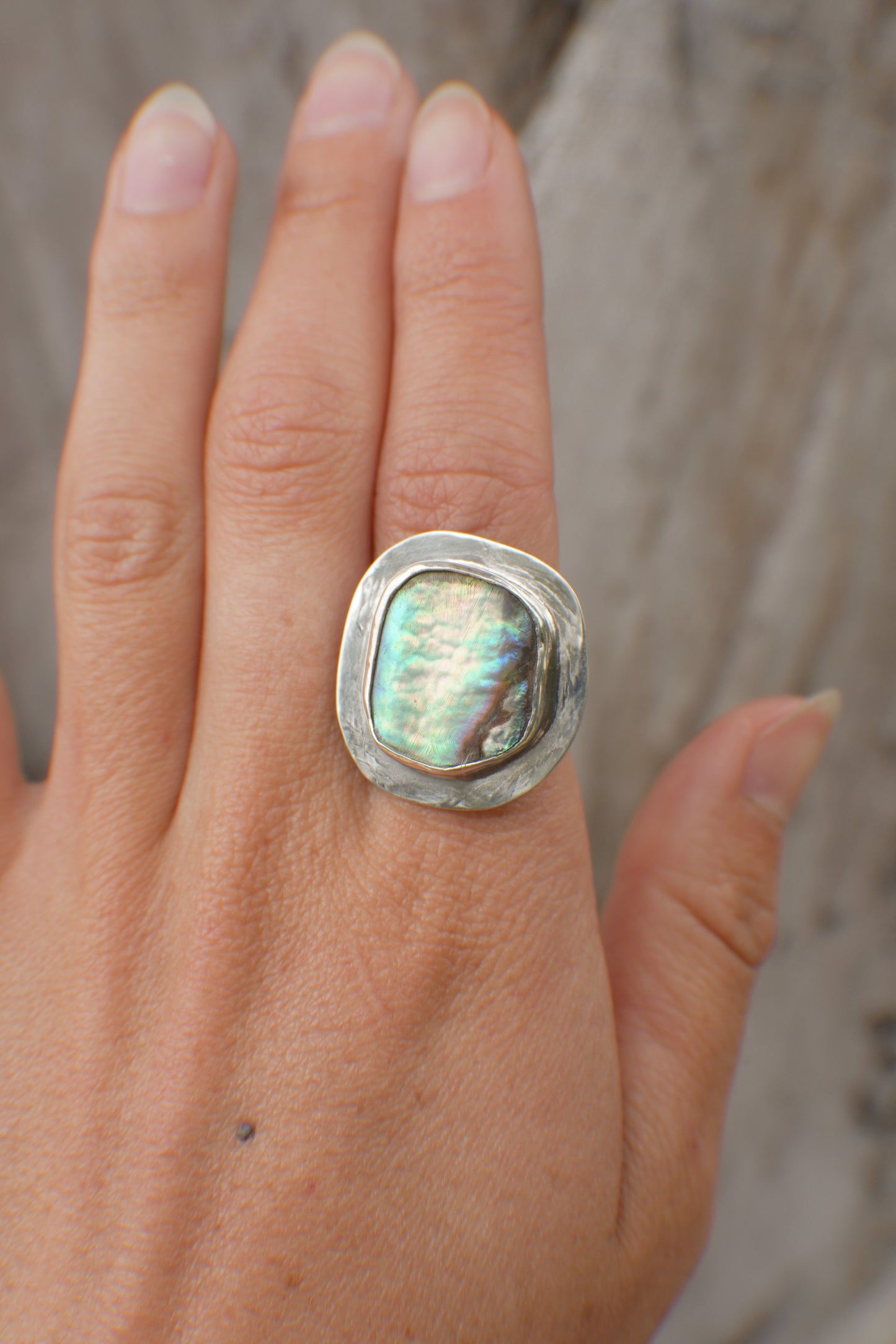Abalone Ring 6.5